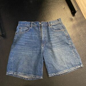 Reformation jean shorts